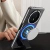 LANGSIDI Smart Flip Case for Honor Magic V3 V2 Vs2 Cowhide Genuine Leather Magnetic Wrist Strap Stand Kickstand Back Cover 6