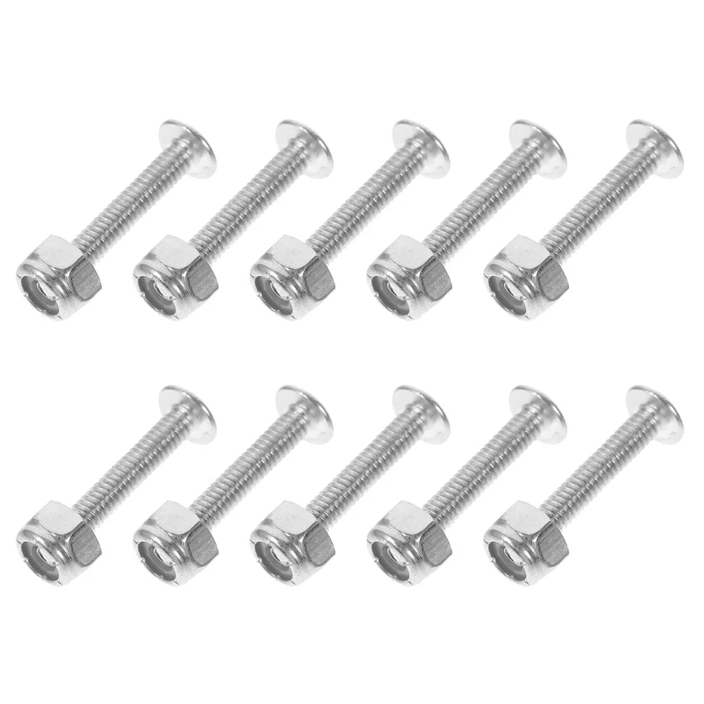 

15 Pcs Foosball Accessories Fixing Screws Metal Table Replacement Parts Nuts Football Machine
