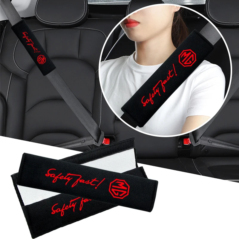 2pcsCarSeatBeltCoversCottonShoulderPadsForMGHSZSMG6MG5EHS