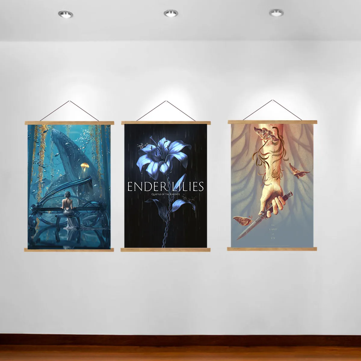 Anime Poster Ender Lily Poster Canvas Living Room Wall Decor Hanging Painting Girl'S Room Wall Art Scroll Poster Home Decor