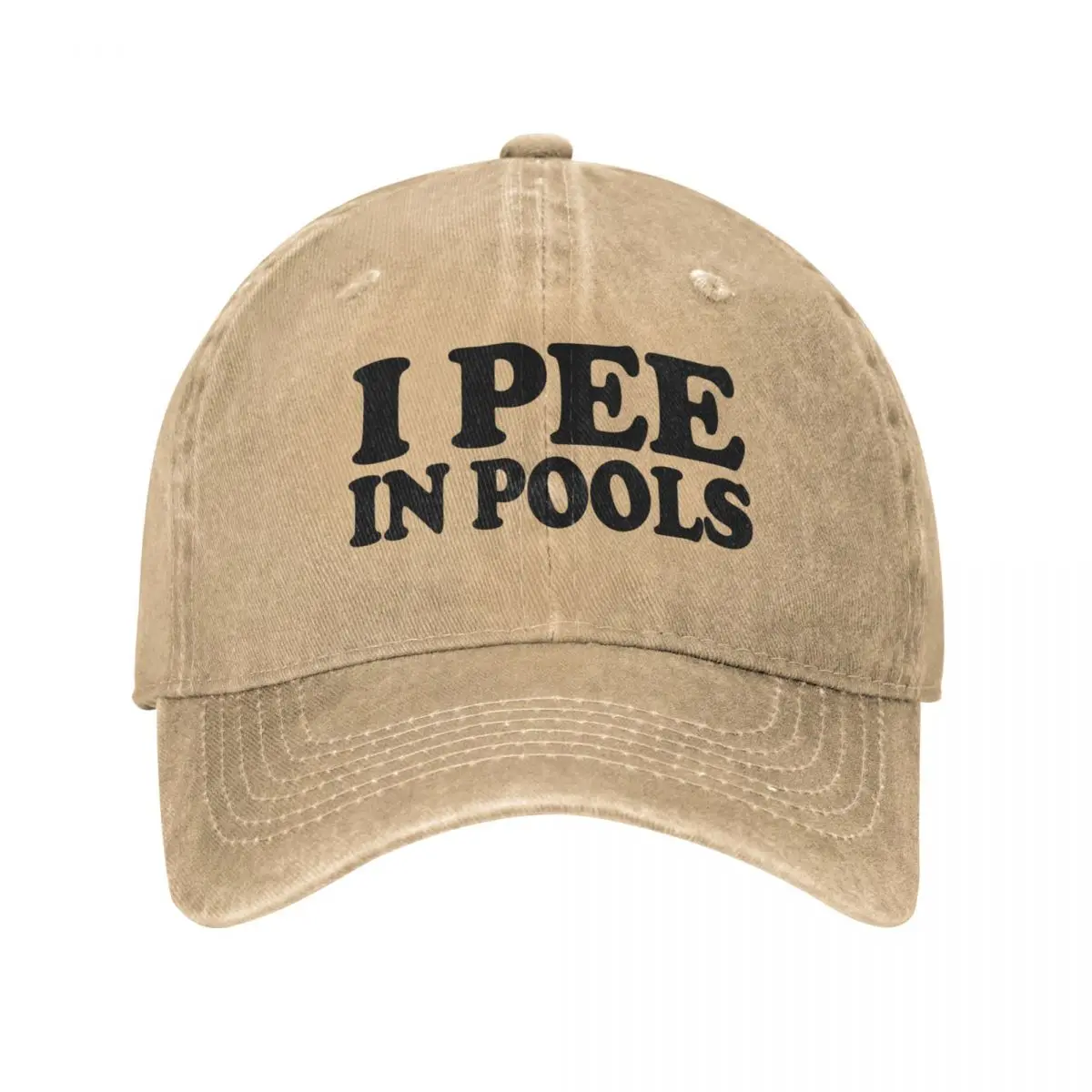 

I Pee in Pools Funny Summer Cowboy Hat Fishing Caps party hats Beach Outing Luxury Hat Women'S Beach Hat Men'S