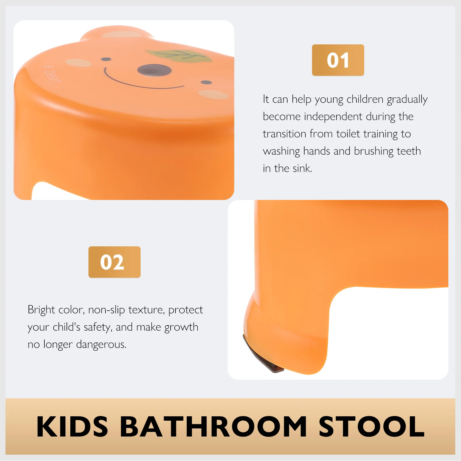 Kids Folding Chair Cartoon Plastic Stool Potty Seat for Toilet Bathroom Child Toddler Step