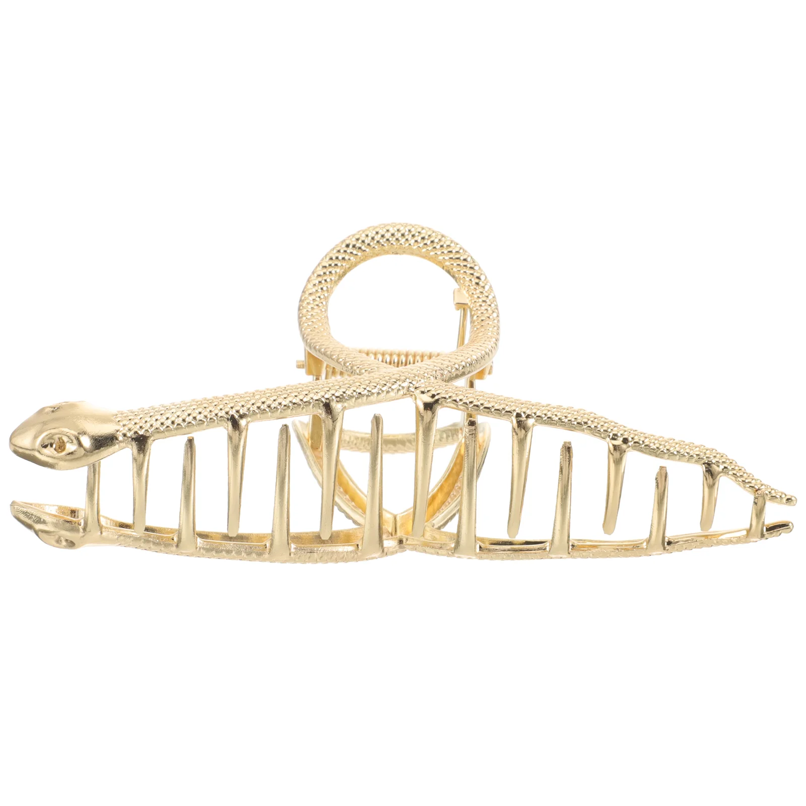 Snake Hair Claw Barrettes Pin Decorative Clips Metal Accessories for Women Thick 6
