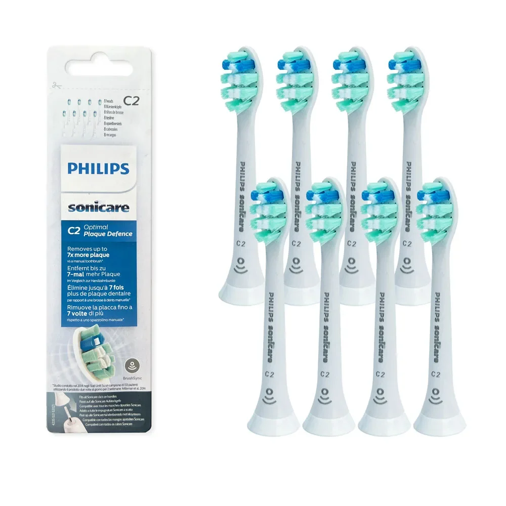 

Philips Sonicare Original C2 Optimal Plaque Defence 8 Pack in White (Model HX9024/10)