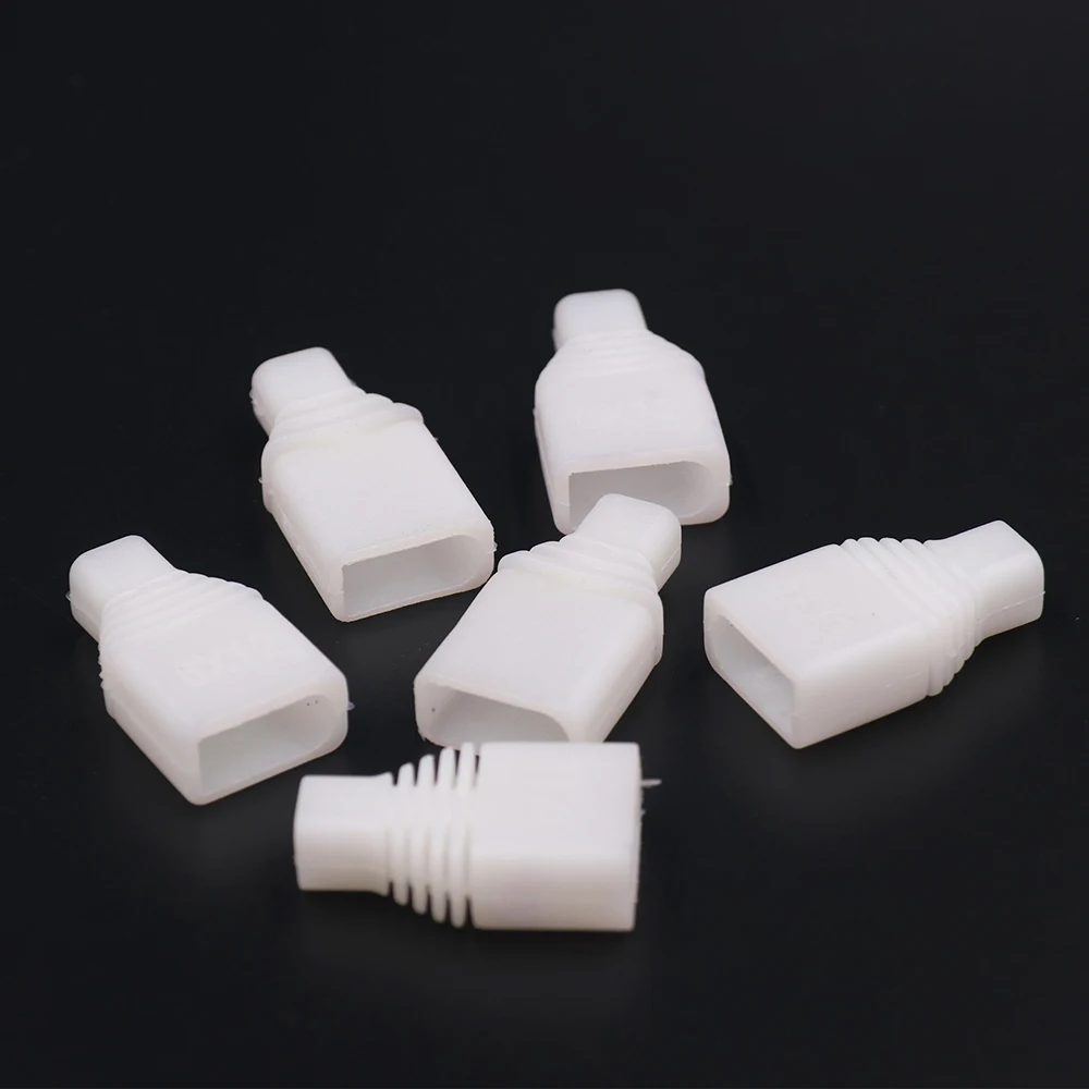 6x12mm Neon LED Strip End Caps Safety for DC5V DC12V DC24V AC110V AC220V Neon Light Strip Plastic End Caps Lighting Accessories led strip clips