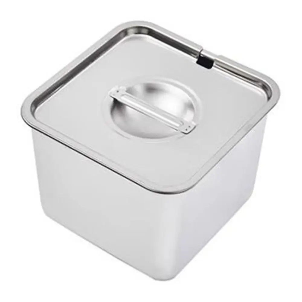 Rust Resistant Frozen Yogurt Container Dustproof Large Capacity Condiment Container with Lid Reusable 4Size