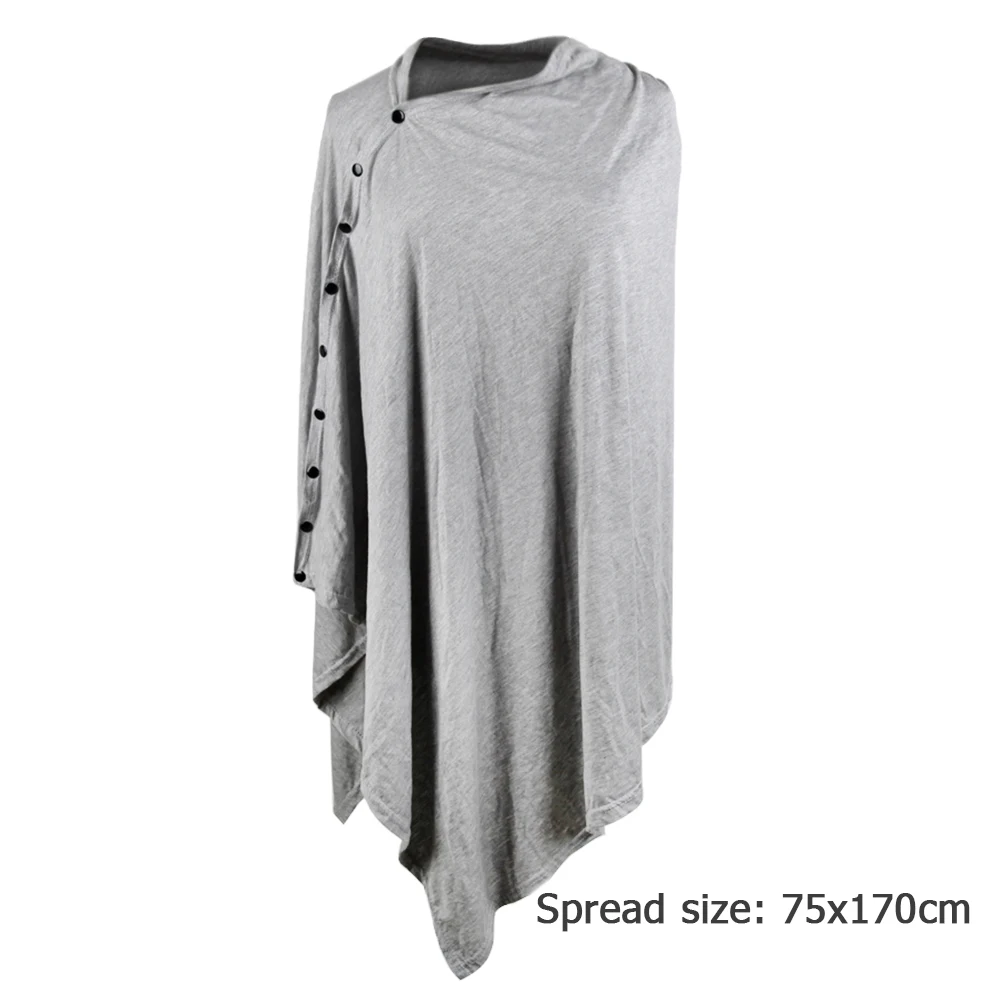 Multifunctional Breast Feeding Scarf Portable Button Pregnant Breastfeeding Covers Soft Stretch Lightweight Gifts for Mom