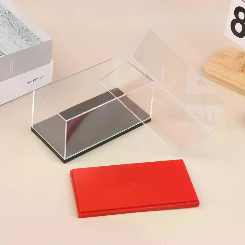 1Pcs Transparent Acrylic Storage Box Practical 1/43 Diecast Model Car Display Box DIY Dustproof Display Rack Toy