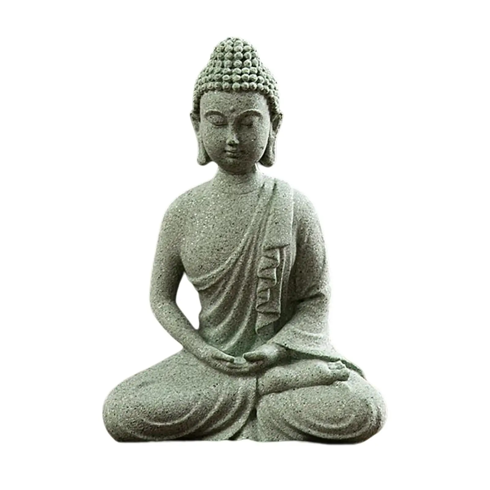 Mały budda posąg Ornament joga figurki rustykalny orientalny dekoracyjny do medytacji biurka biurka