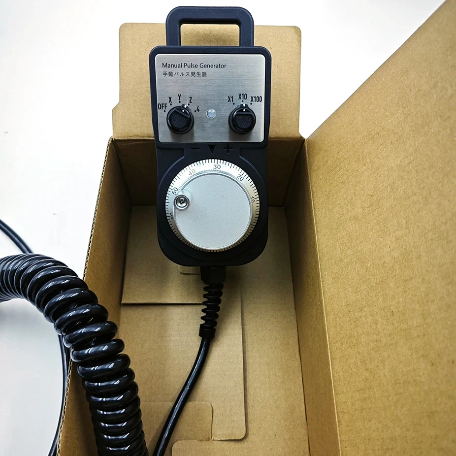 Manual Pulse Generator CNC Electronic HandWheel 4axis 6axis MPG 60mm DC5V 100PPR For CNC Router Machine