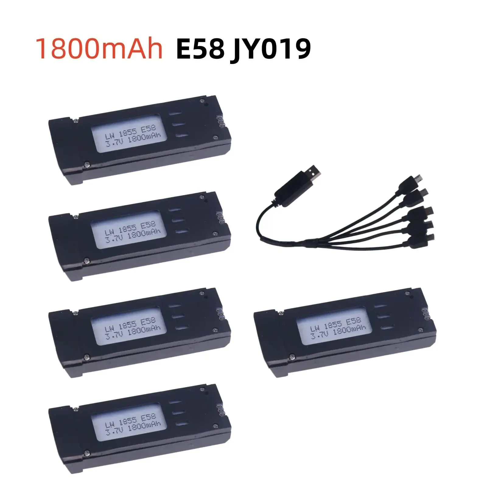 ตัวเลือกสินค้า แบตเตอรี่โดรน 3.7V 1800mAh สำหรับโดรน