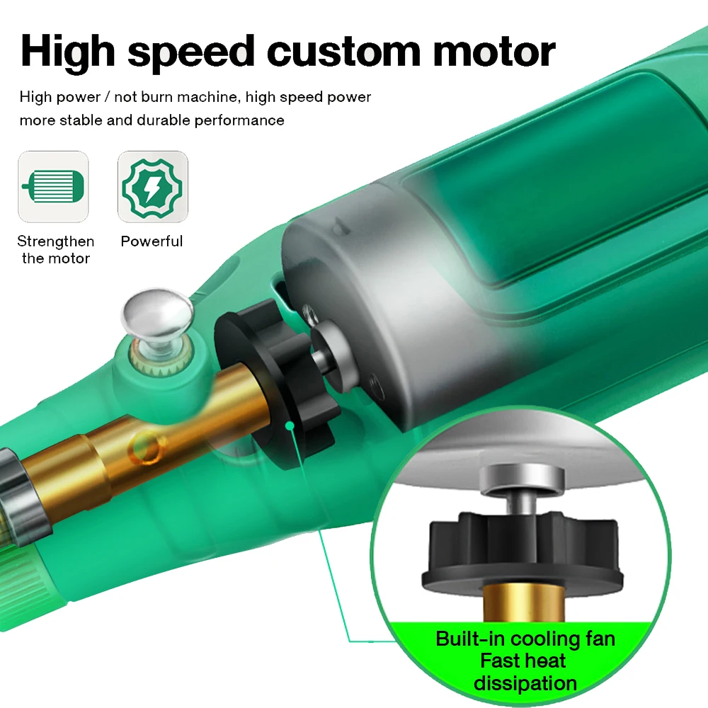 Electric Drill Grinder Engraver Pen Grinder Mini Drill Polishing Electric Rotary Tool Grinding Machine Miniature Household Tool 5