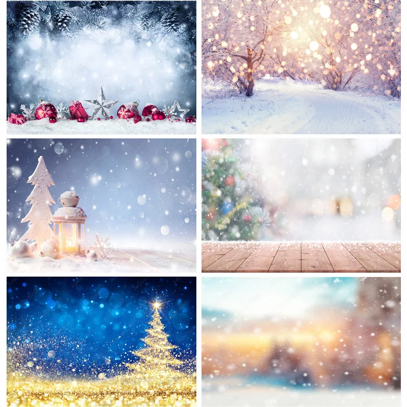 

SHUOZHIKE Christmas Dream Photography Background Snowman Christmas tree Children Backdrops For Photo Studio Props GBSD-01