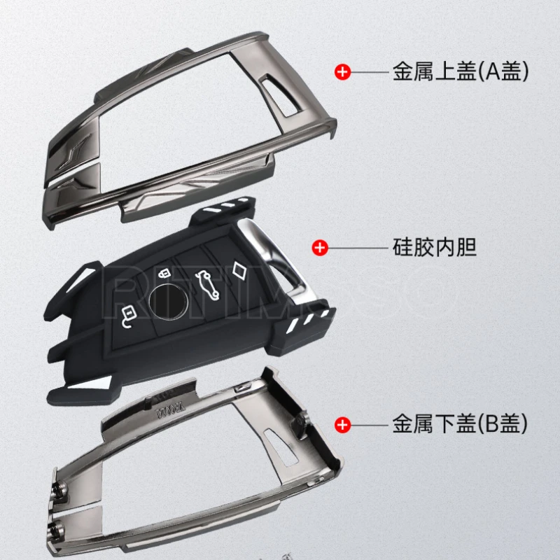 Metallo-Auto-Chiave-A-Distanza-Della-Copertura-Della-Cassa-Borsette-Fob-Per-BMW-X1-X3-X5.jpg Metallo Auto Chiave A Distanza Della Copertura Della Cassa Borsette Fob Per BMW X1 X3 X5 X6 X7 G20 G30 G05 F15 F16 1 3 5 7 Serie F01 F02 G11 F48 F39 Keyless - Metallo Auto Chiave A Distanza Della Copertura Della Cassa Borsette Fob Per BMW X1 X3 X5