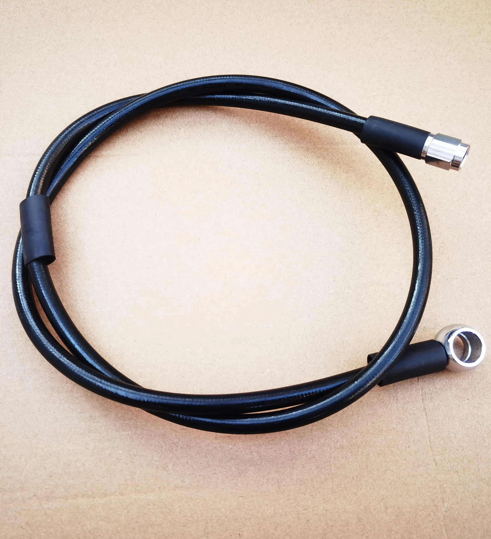 

12mm Banjo + AN3 Female Stainless Braided Universal Motorcycle Hydraulic Brake Hose Clutch Oil Line Tube For Racing Car ATV UTV