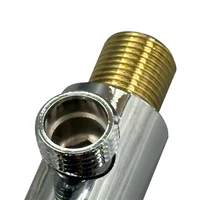 ที่ยึดฝักบัวแบบมือถือทรงกลม/สี่เหลี่ยม ยี่ห้อ Bourdillat พร้อมข้อต่อสายฝักบัว 4