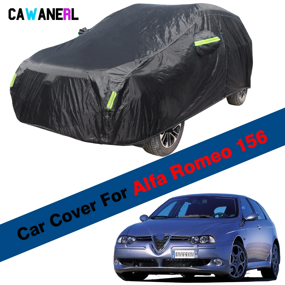 

Full Car Cover Waterproof Auto Summer Anti-UV Sun Shade Winter Snow Rain Resistant Cover Dustproof For Alfa Romeo 156 1997-2007