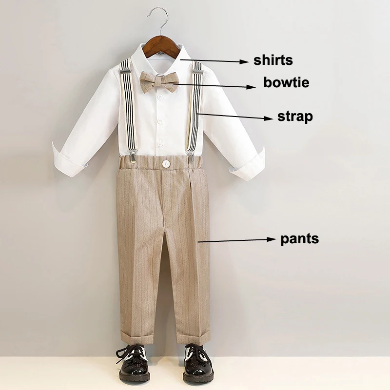 الأطفال الكاكي مخطط دعوى مجموعة الصبي الحمالات الس...