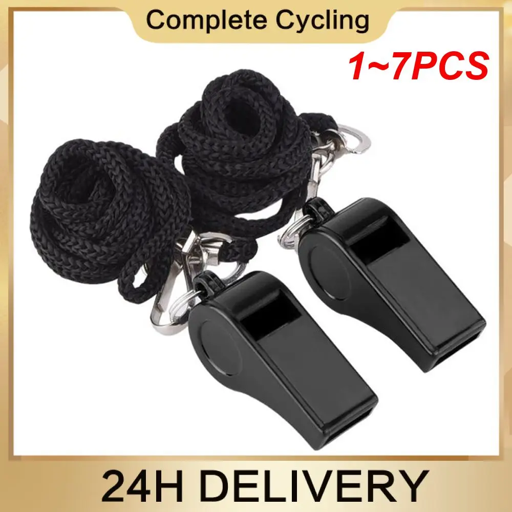 1 ~ 7Pcs Training Post Di Alta Qualità Con Cordino Per Uso Interno Ed Esterno Arbitro Fischietto Treno Best Seller Survival Whistle Durevole