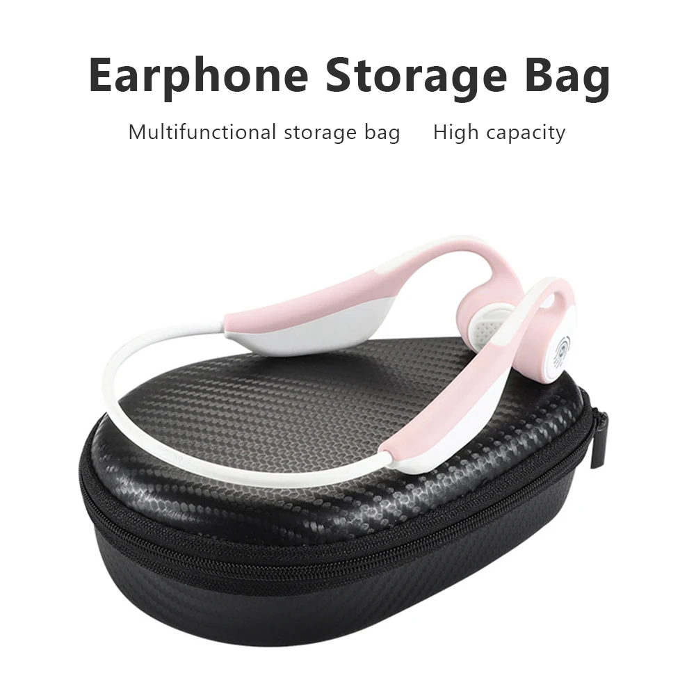 Bone Conduction Headphones Case Storage Bag Pouch Protective Case Charger Data Cable Storage Bag For Aftershokz AS800 AS600 Kit