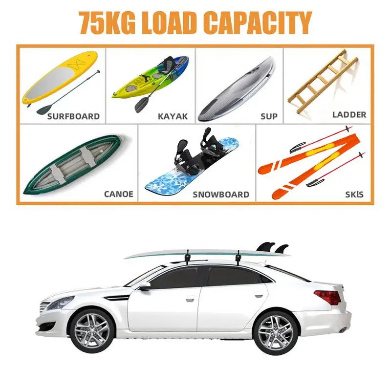 Universal Car Roof Racks Cross Bars  Adjustable Aliuminum Roof Rail Crossbar Baggage Luggage Carrier  Space Saving Roof rack