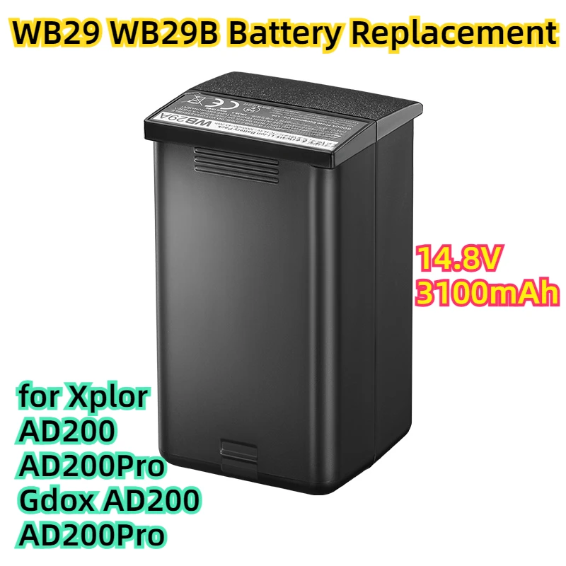 Aazon.co : Godox WB29 Battery Replaceent, (WB29A WB29B is Update