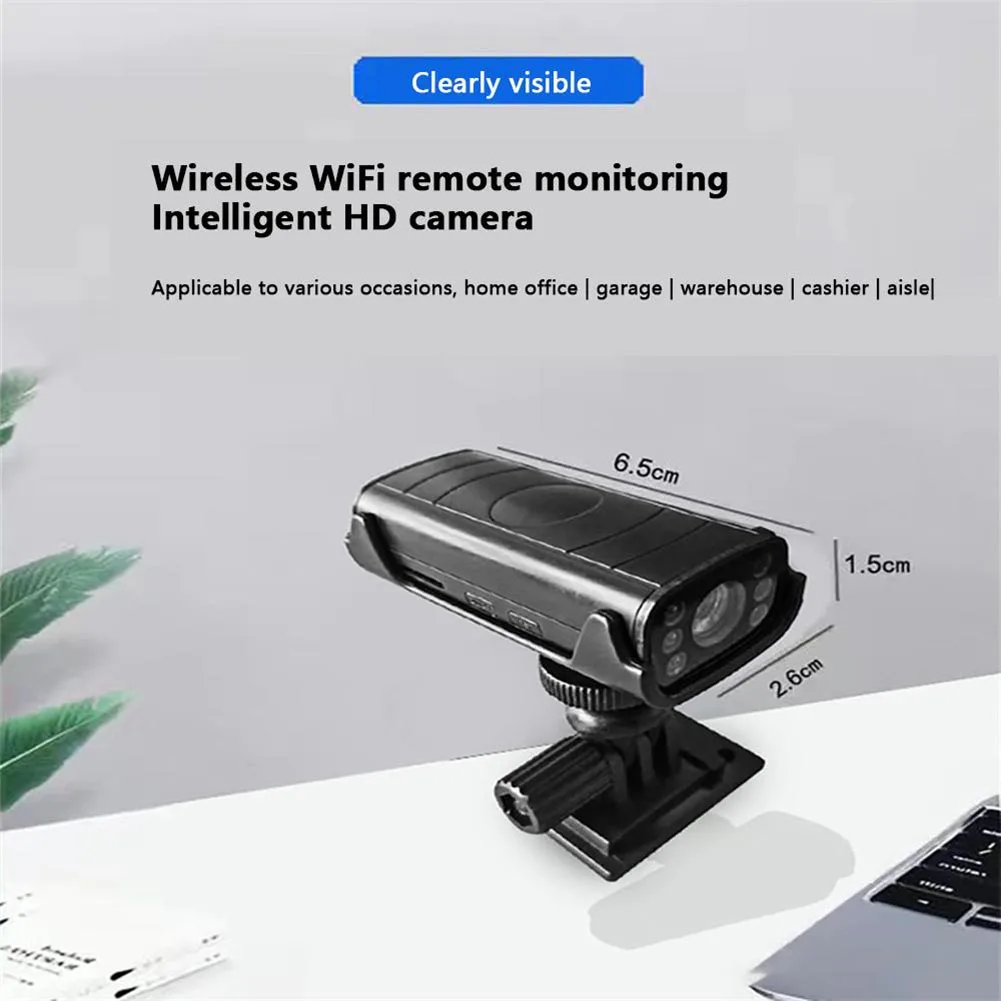 

Беспроводная Wi-Fi камера с регулируемым углом, многофункциональная инфракрасная камера ночного видения для улицы и помещений