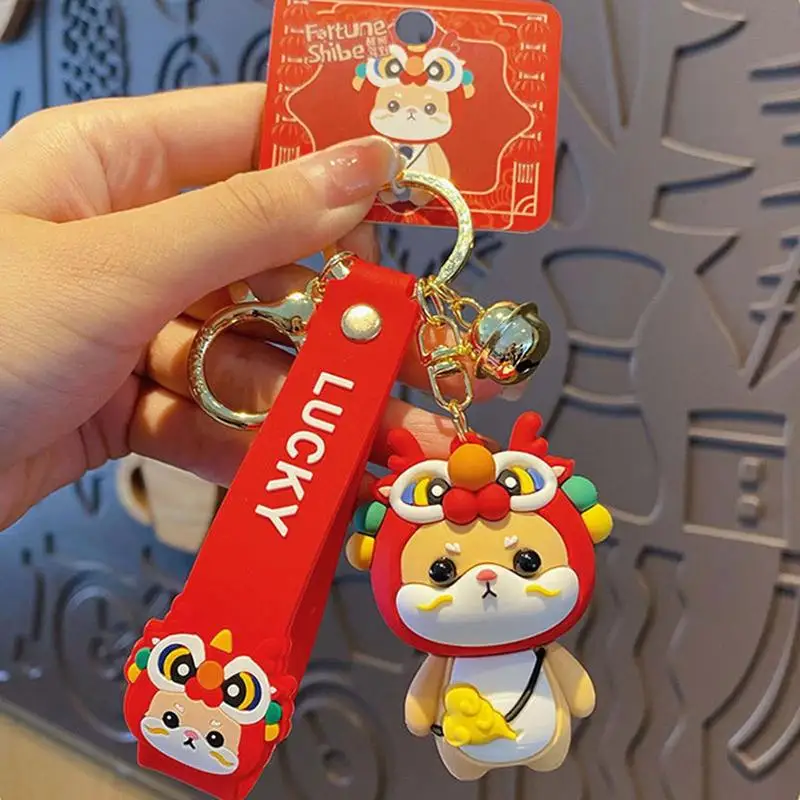 

Dragon Keychain Decorative Tiny Chinese Dragon Doll Key Chains Key Chain Pendant For Belt Key Backpack Car Key Cell Phone