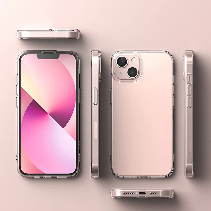 iPhone Case Original Clear Silicone Soft TPU Case For Iphone 11 12 13 Mini 14 Pro Max 7 8 Plus X Xs Xr Ultra Thin Transparent Shell Bumper