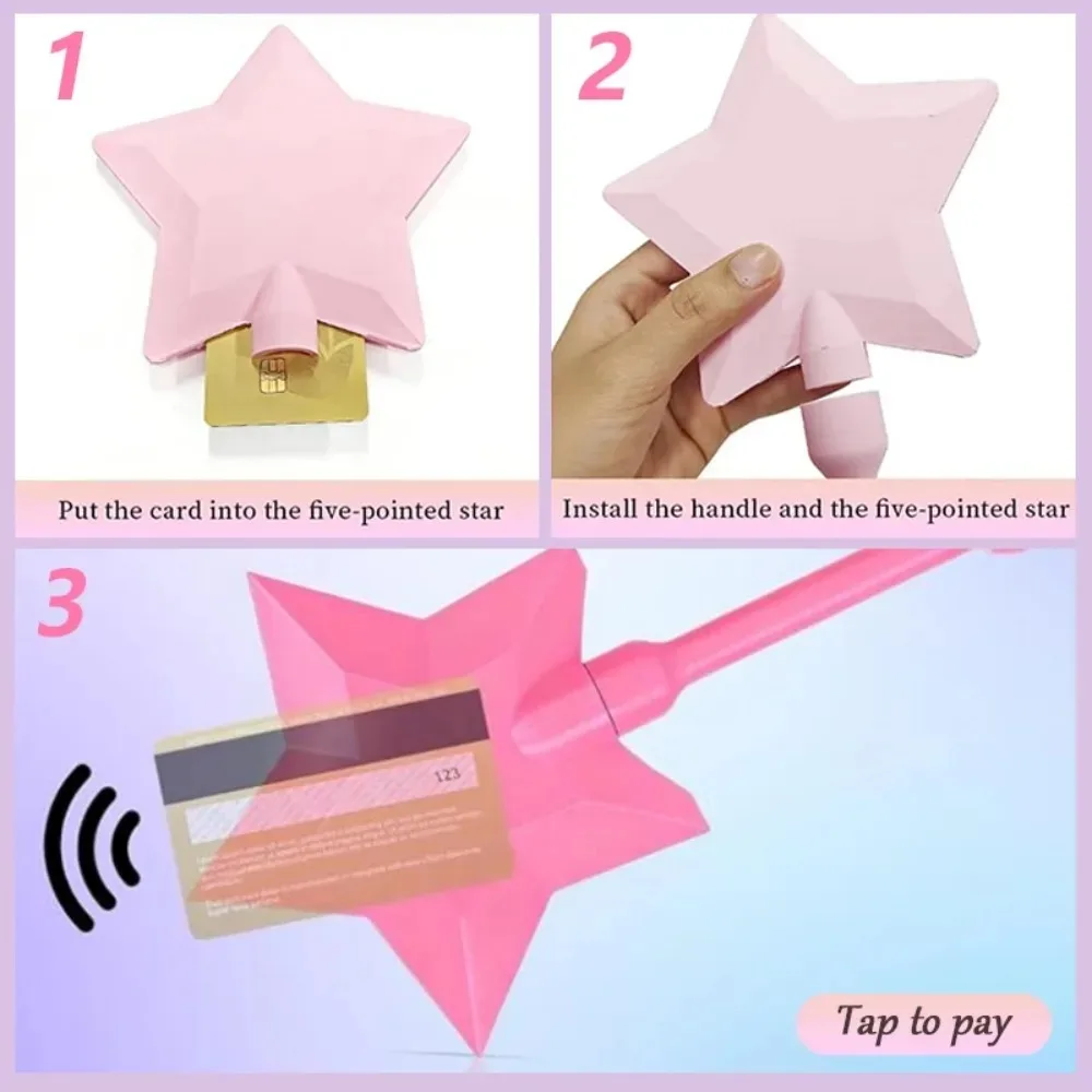 Fun Magics Wand 3D Printed Holder For Scanning Payment Cards Organizer Cute Portable Home Offices Accessory_voghion.com