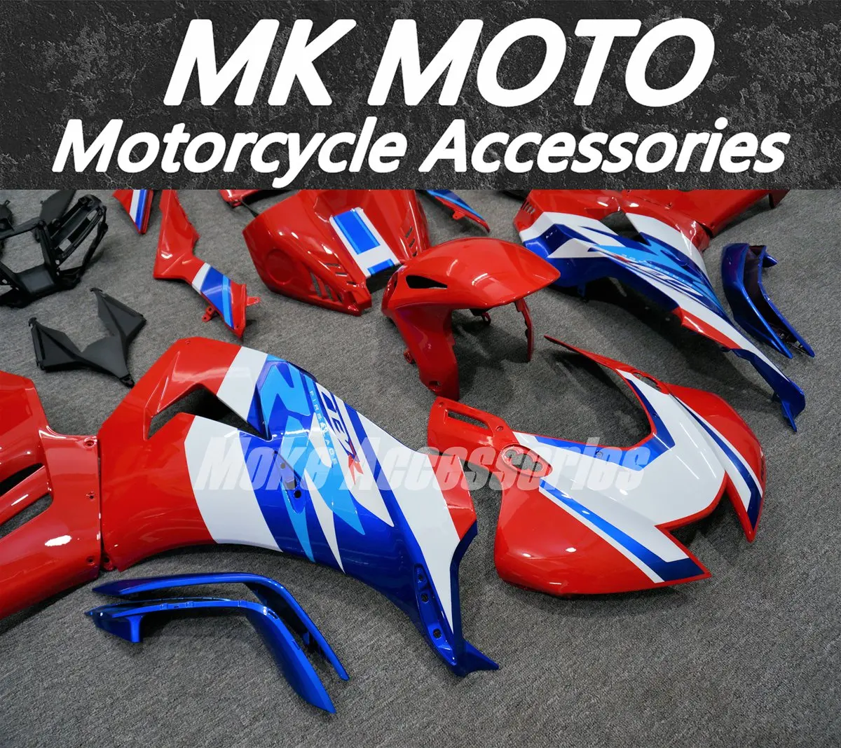 모크 모토 오토바이 페어링 키트 CBR1000RR-R 2025 파이어블레이드 SP 바디워크 세트 인젝션 ABS 레드 블루 화이트