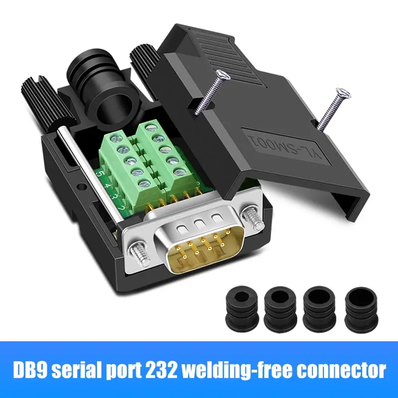 DB44 Solderless Connector Breakout Board - Male D-SUB To 44-pin Terminal Adapter