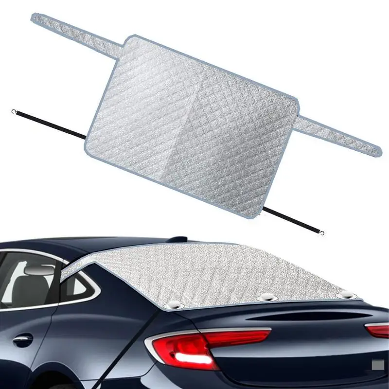

Car Rear Windshield Snow Cover Automotive Windshield Covers Car Windshield Snow Cover Windproof Sunshade Cover For Cars Compact