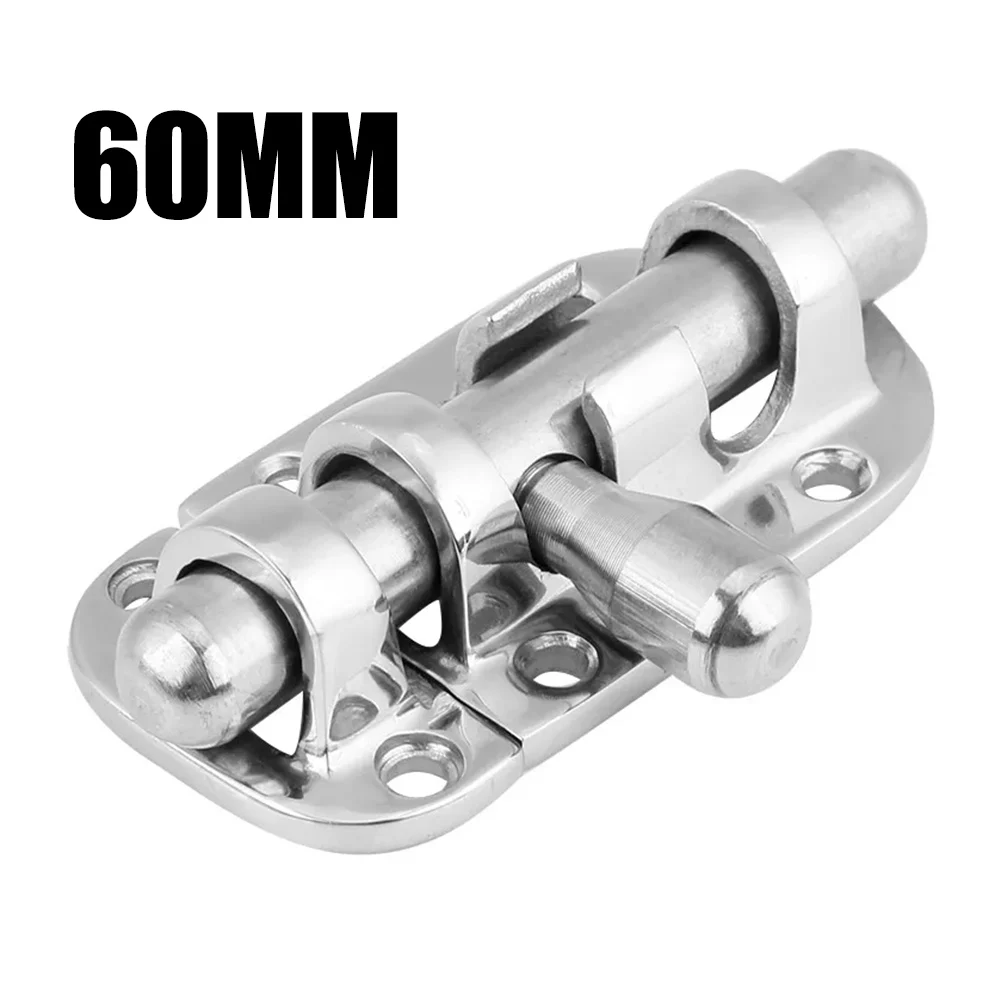 

Автомобильный морской замок из нержавеющей стали для двери лодки, стеклянный замок, защелка с скользящим болтом, 60 мм, морской замок из нержавеющей стали для двери лодки