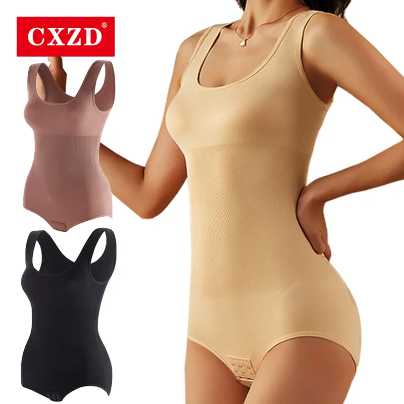 

CXZD Women Slimming Bodysuit One-Piece Tummy Control Shapewear Female Jumpsuit Body Shaper Butt Lifter Panty Modeling Underwear
