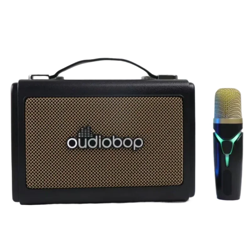 

NEW Portable PA Speakers System Powerful Wireless Bluetooth Karaoke Machine with Microphone for Family Party Outdoor Camping