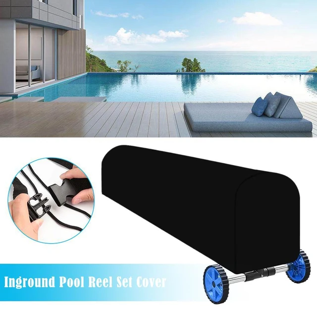 16/18/20/24FT Inground Pool Reel Set Cover Waterproof Anti-UV Inground  Swimming Pool Solar Blanket Reel Roller Covers Pool Tools - AliExpress