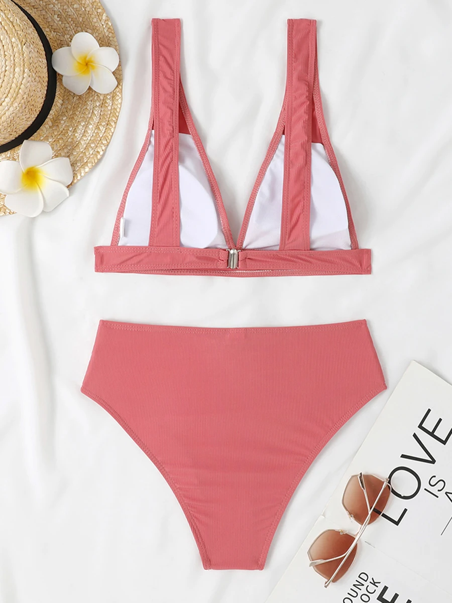 Bikini Set Bikini Swimsuit Women Swimwear Sexy Bikinis Women Solid Swimsuit Padded Swimwear Female Beachwear Bathers
