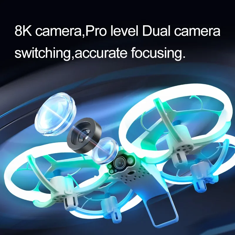 4DRC 미니 V33 드론 8K 전문 4K 와이파이 FPV 드론, 높이 유지 드론 카메라, RC 쿼드콥터 장난감 선물, 2024 신제품