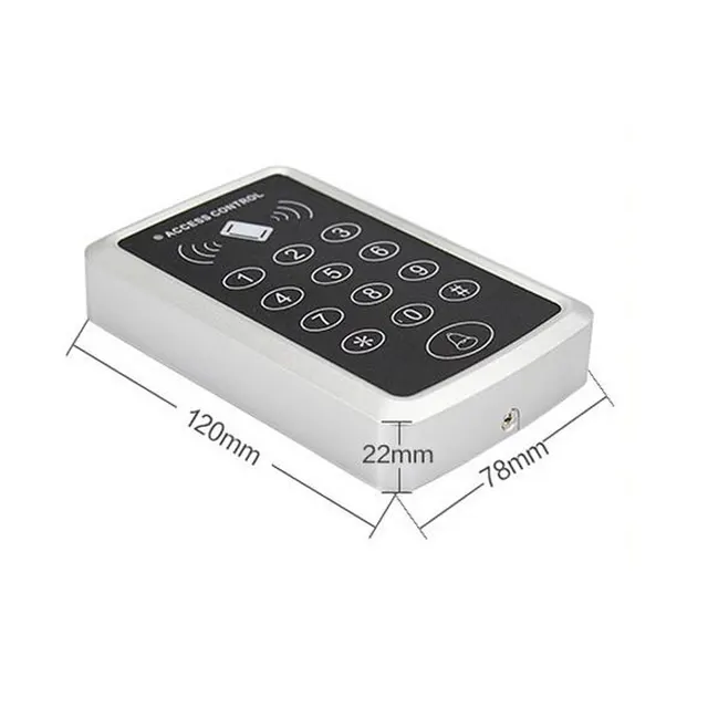 Standalone Access Control System 125Khz ID Card Keypad Button Single Door Access Controller 2pcs Mother Card 1