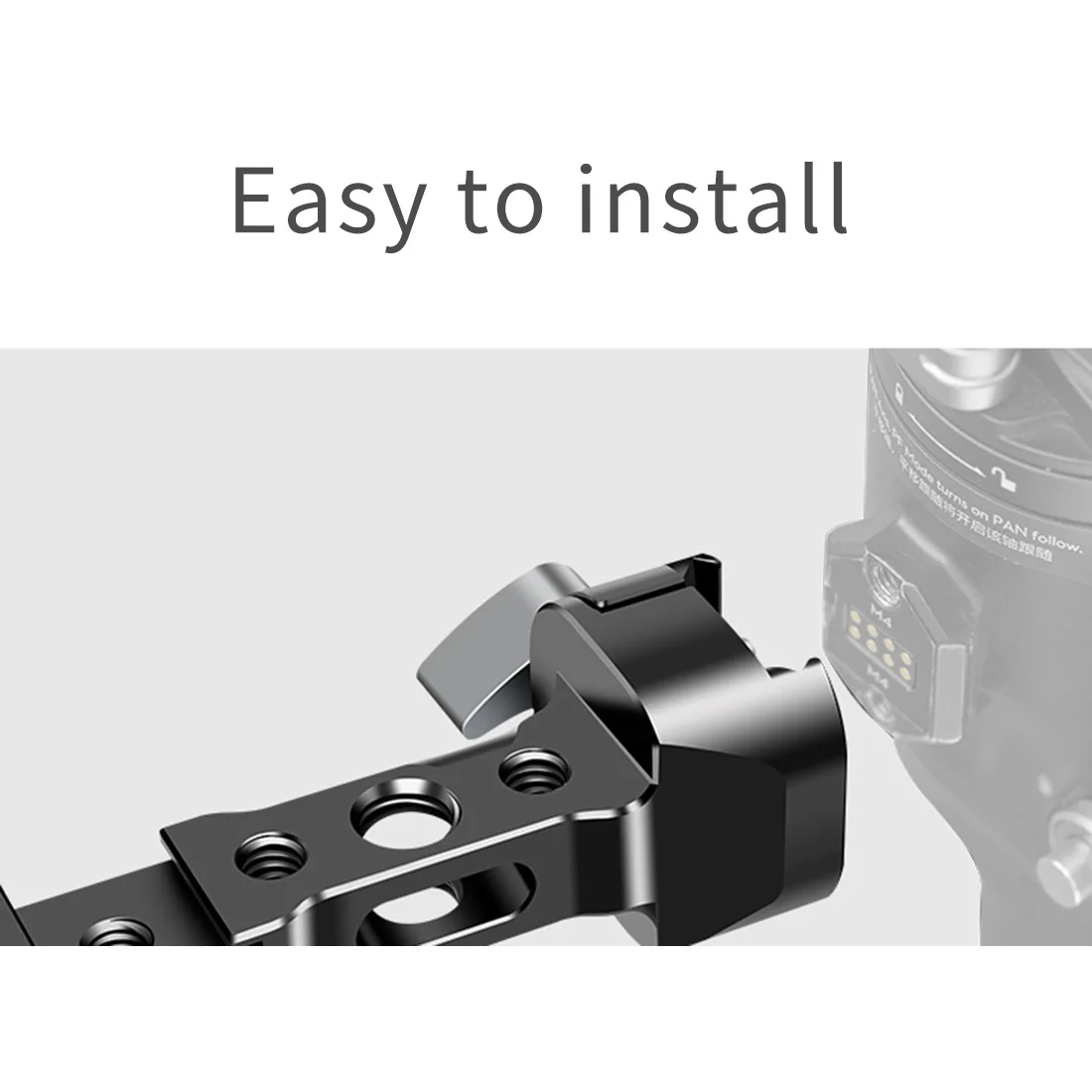Quick Release Mount Handle Grip for Ronin SC S Gimbal Monitor Bracket 1/4'' Exte