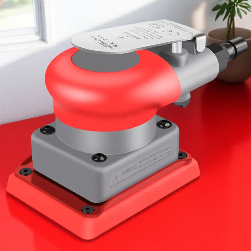 Pneumatic Grinder Small Square Dry Grinding Head Putty Polishing Sanding Machine Vibratory Automotive Paint Surface Air Mill