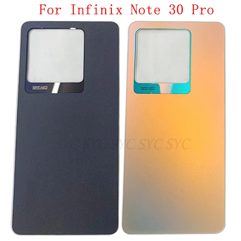 

Крышка батарейного отсека для Infinix Note 30 Pro X678B, задняя крышка с логотипом, запасные части
