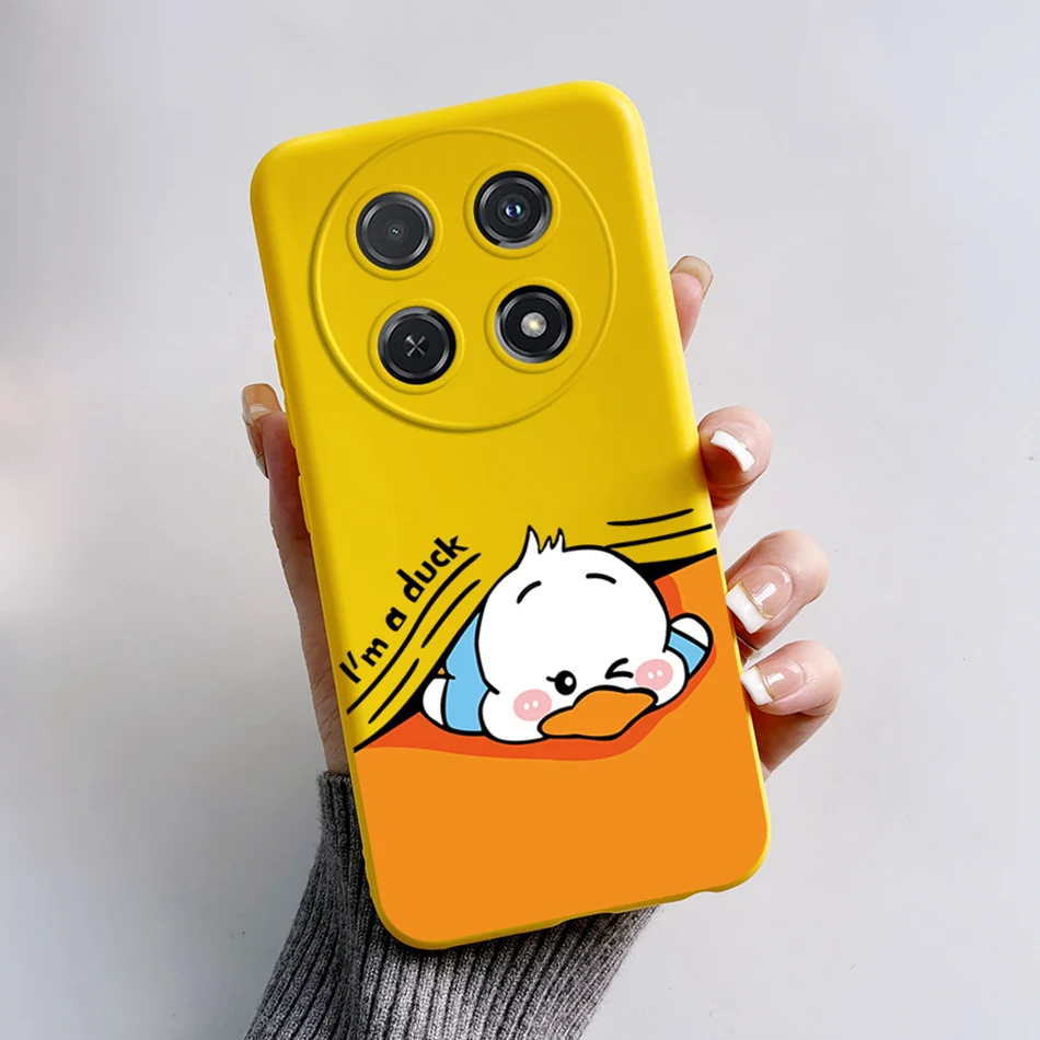 Cute Cartoon Cat Silicone Back Cover - Soft Protective Case