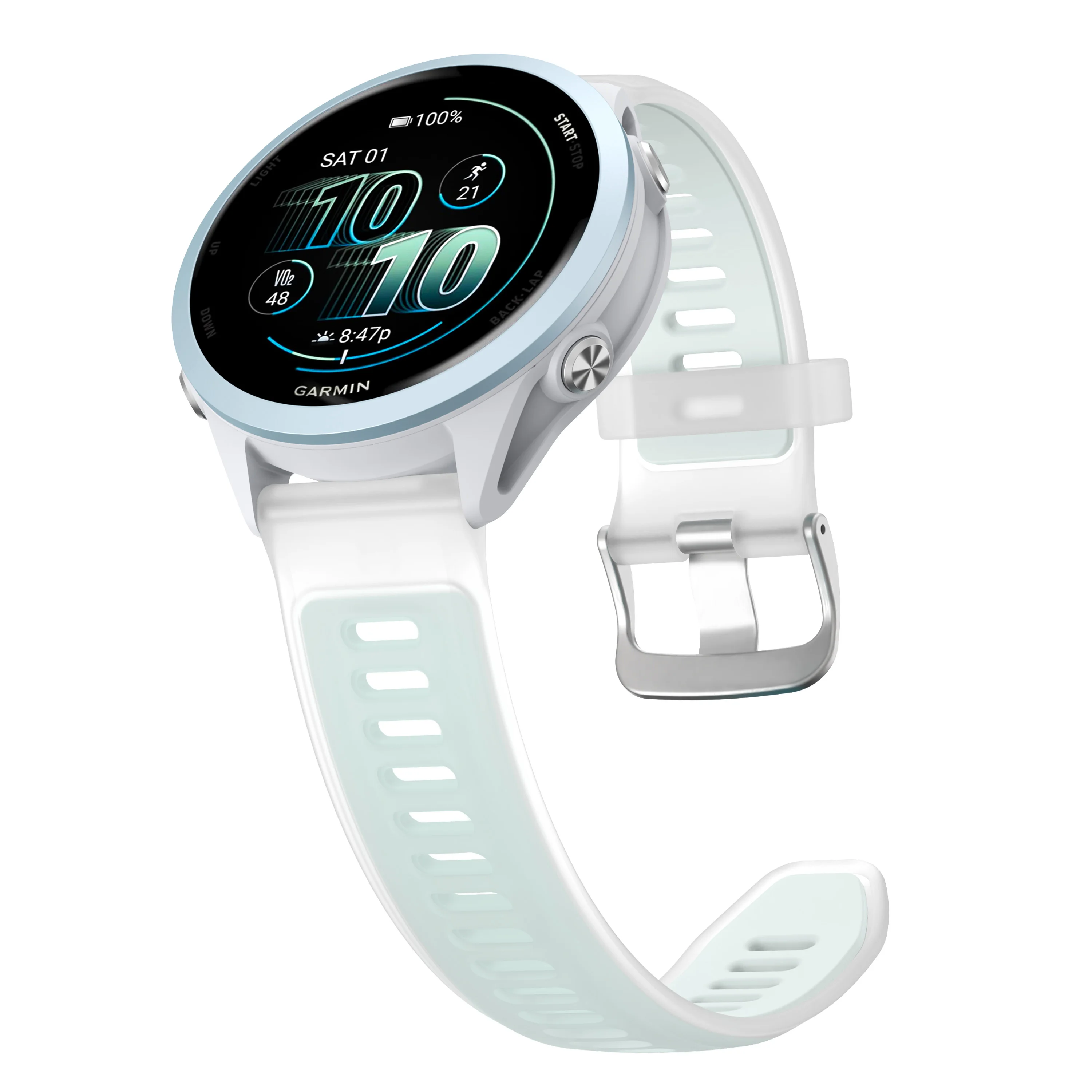 Translucent Silicone Smartwatch Strap - Multiple Width Options