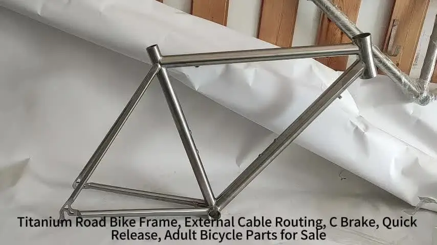 Cadre Titane Sans Marque 520 Mm C-T 1 Pouce 700C Jamais Utilisé