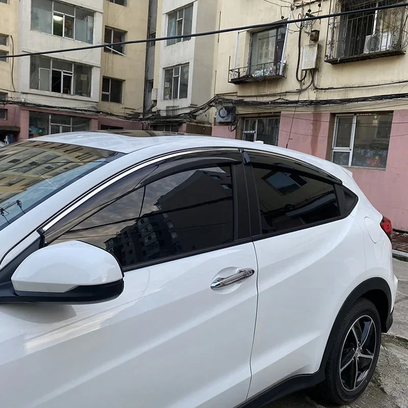 

Дефлекторы боковых окон для Honda HR-V HRV Vezel 2014 -2020, козырек для окон, защита от солнца, дождя, дверной козырек, защита от погоды