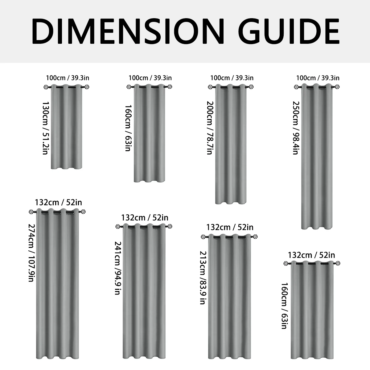 2pcs Solid 100% Blackout Curtain - Curtains for Bedroom and Living Room - UV Protection, Easy Sliding, and Stylish Design 2