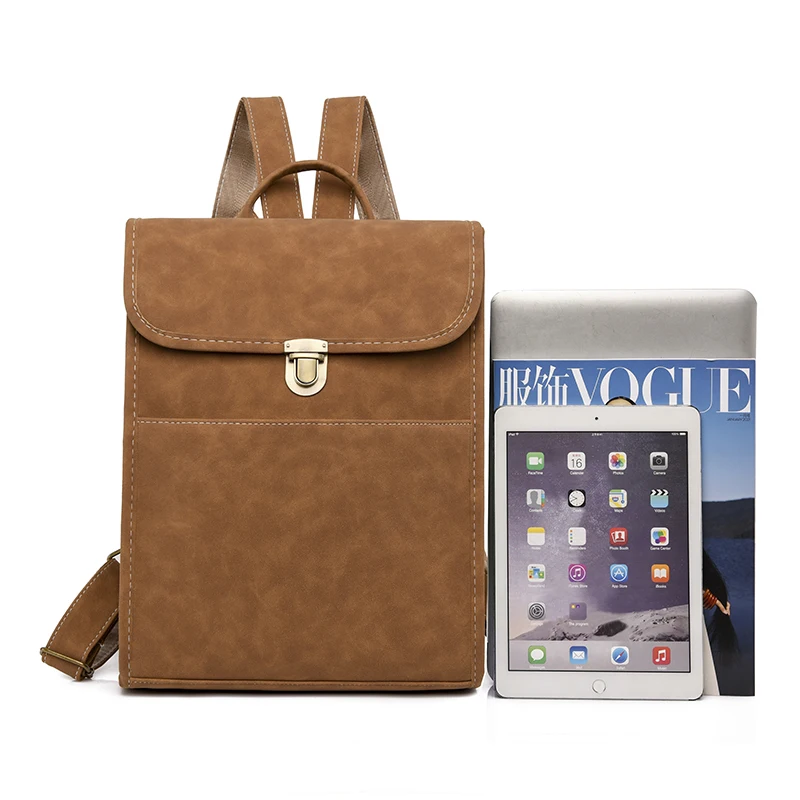 VC Quality Soft Leather Women's Backpack Simple Luxury Designer Backpack Fashion Travel Backpacks for Women Female Laptop Bag
