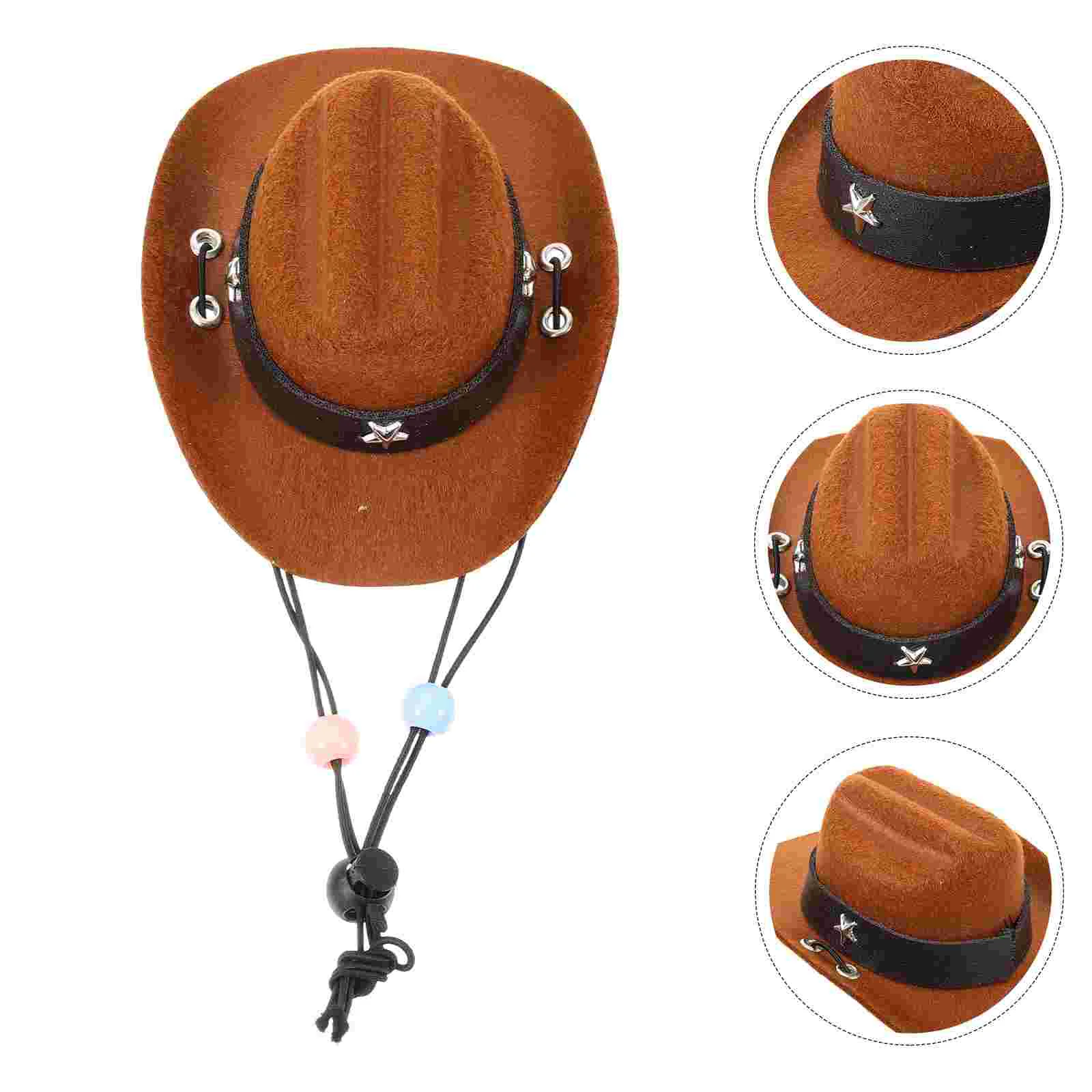 

Pet Hat Clothing Multi-function Cat Dog Pentagram Decor Festival Puppy Supply Polyester Party Decoration